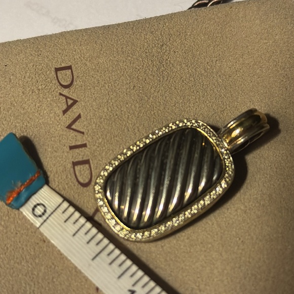 Authentic David Yurman cable and diamond enhancer - Picture 7 of 7